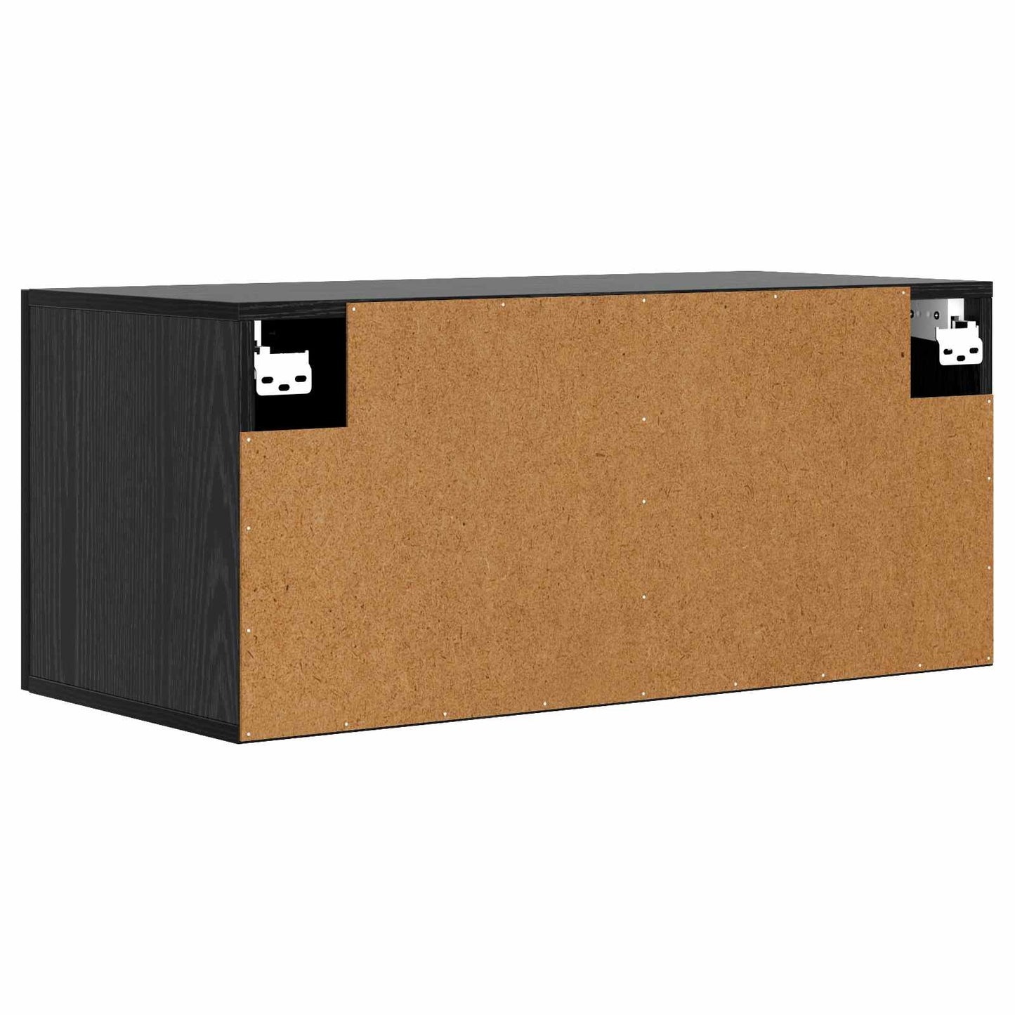 Wall Cabinet Wall-Mounted Black oak 80 x 36.5 x 35 cm