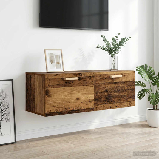Wall Cabinet Old wood 100 x 36.5 x 35 cm Engineered Wood
