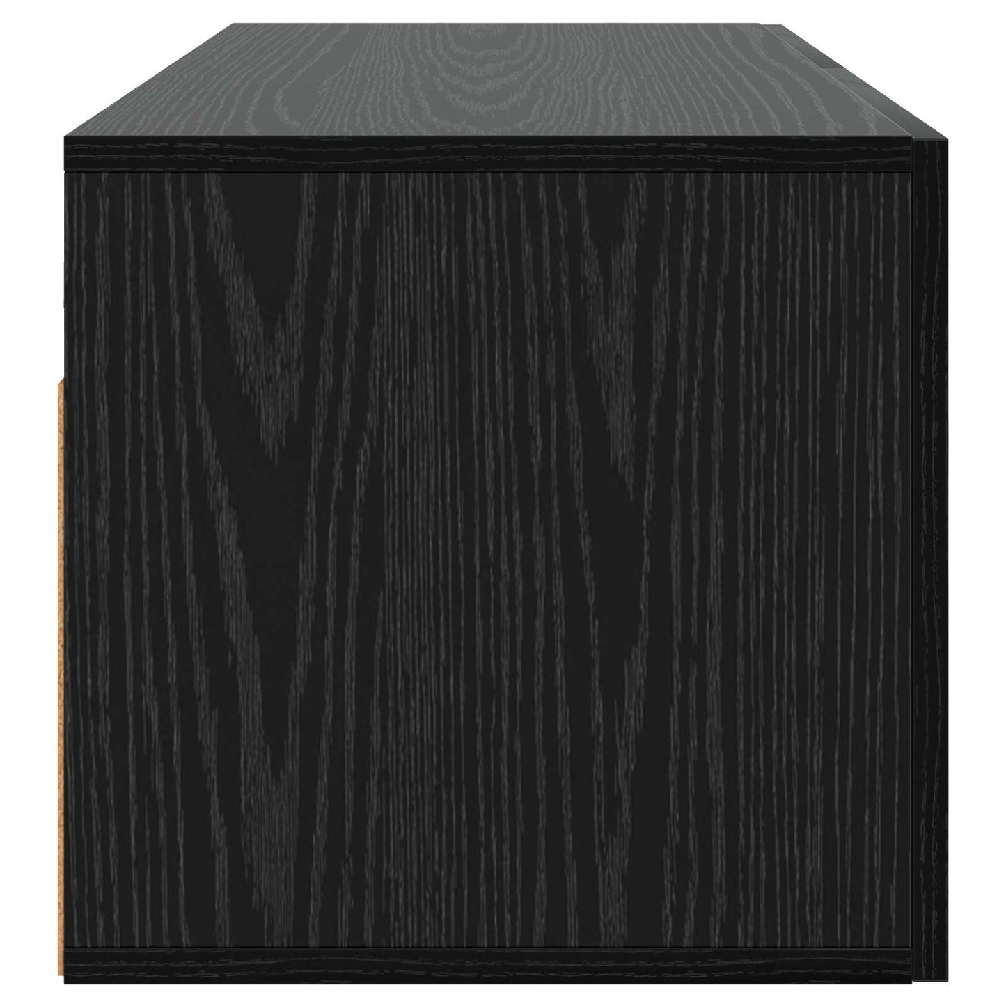 Wall Cabinet Black oak 100 x 36.5 x 35 cm Engineered Wood