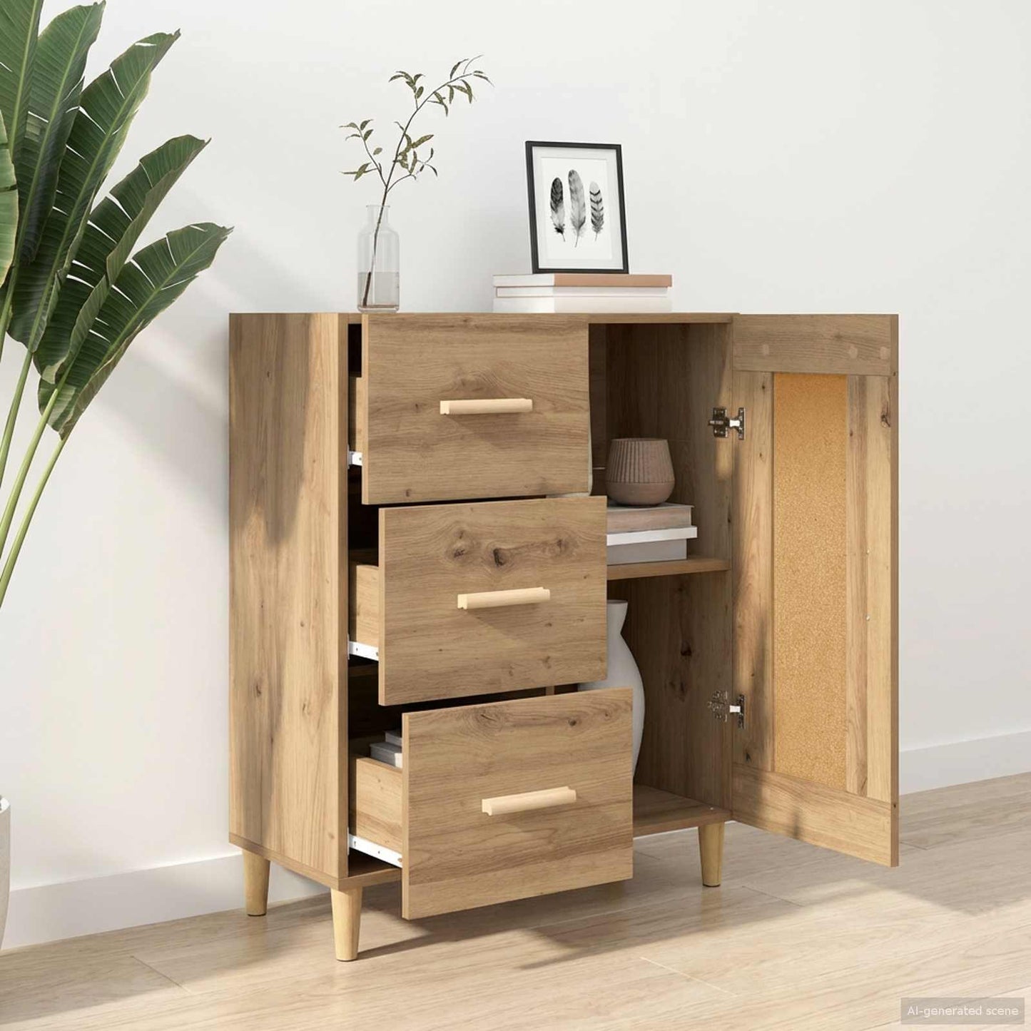 Sideboard Artisan Oak 69.5 x 34 x 90 cm Engineered Wood
