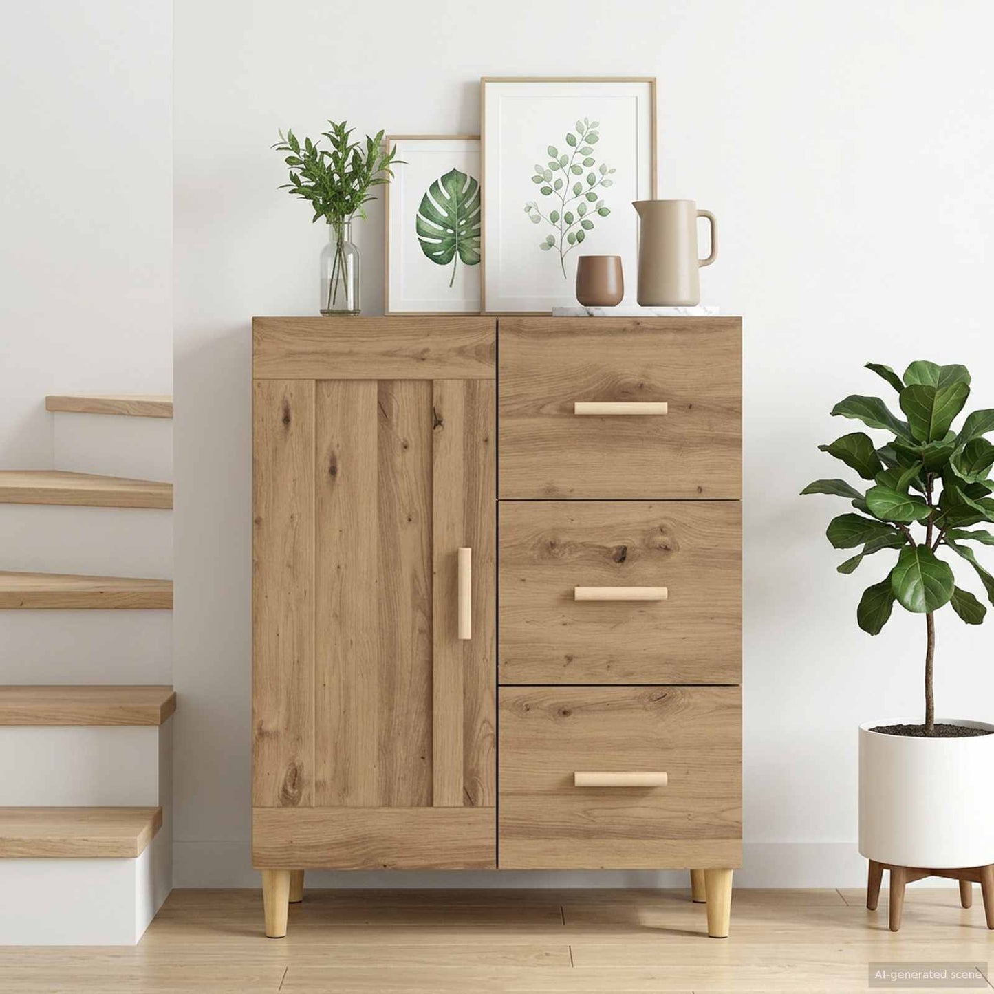 Sideboard Artisan Oak 69.5 x 34 x 90 cm Engineered Wood