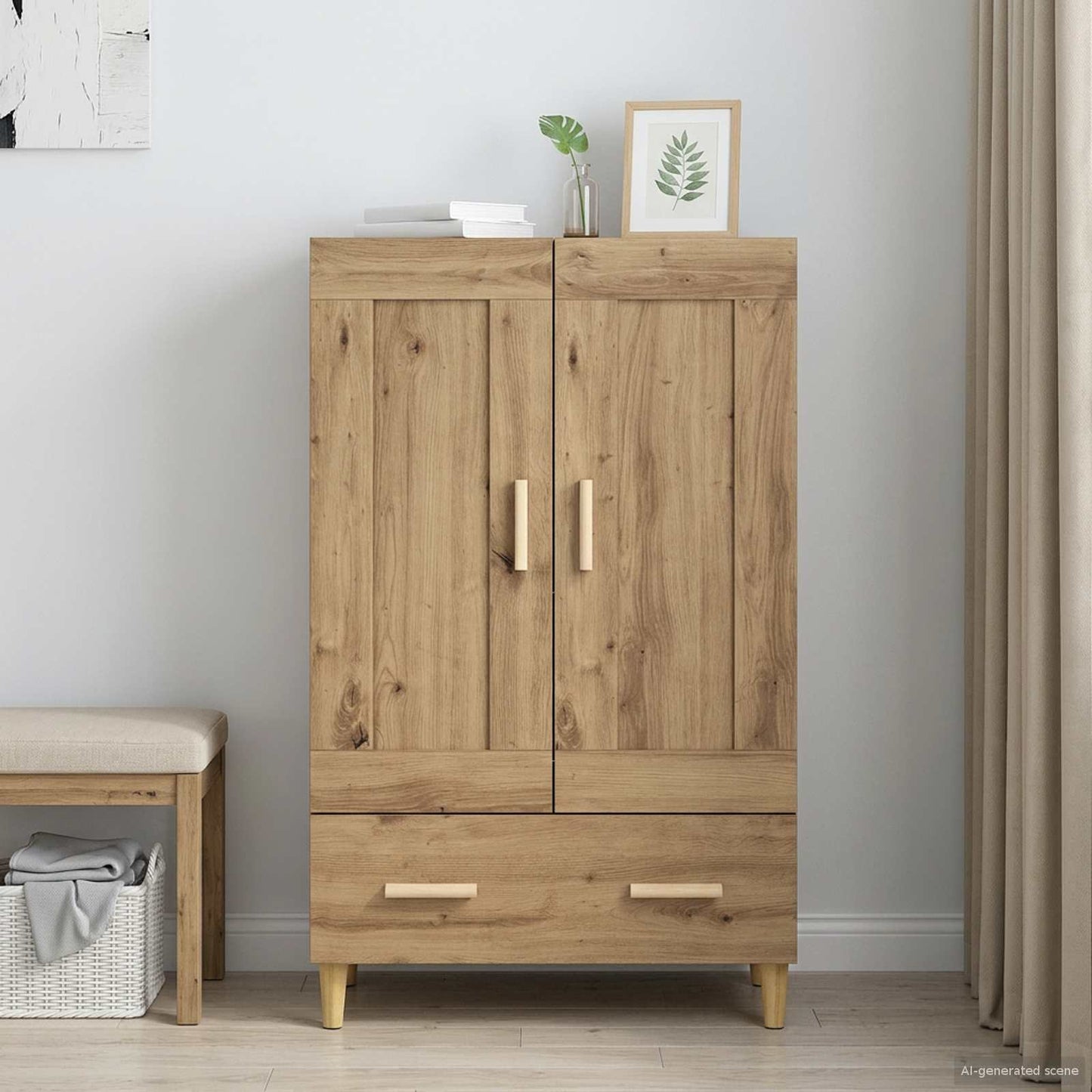 Highboard Artisan Oak 70 x 31 x 115 cm Engineered Wood