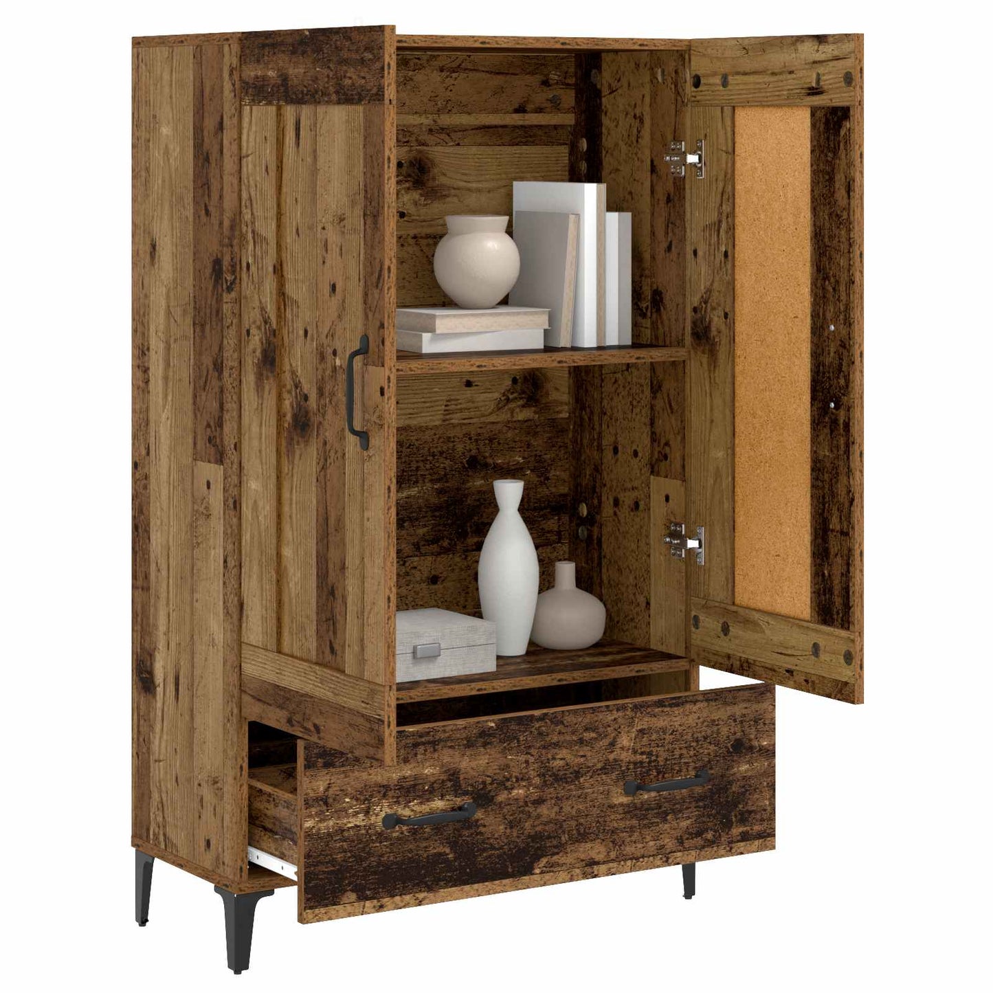 Highboard Old Wood 70 x 31 x 115 cm Engineered Wood