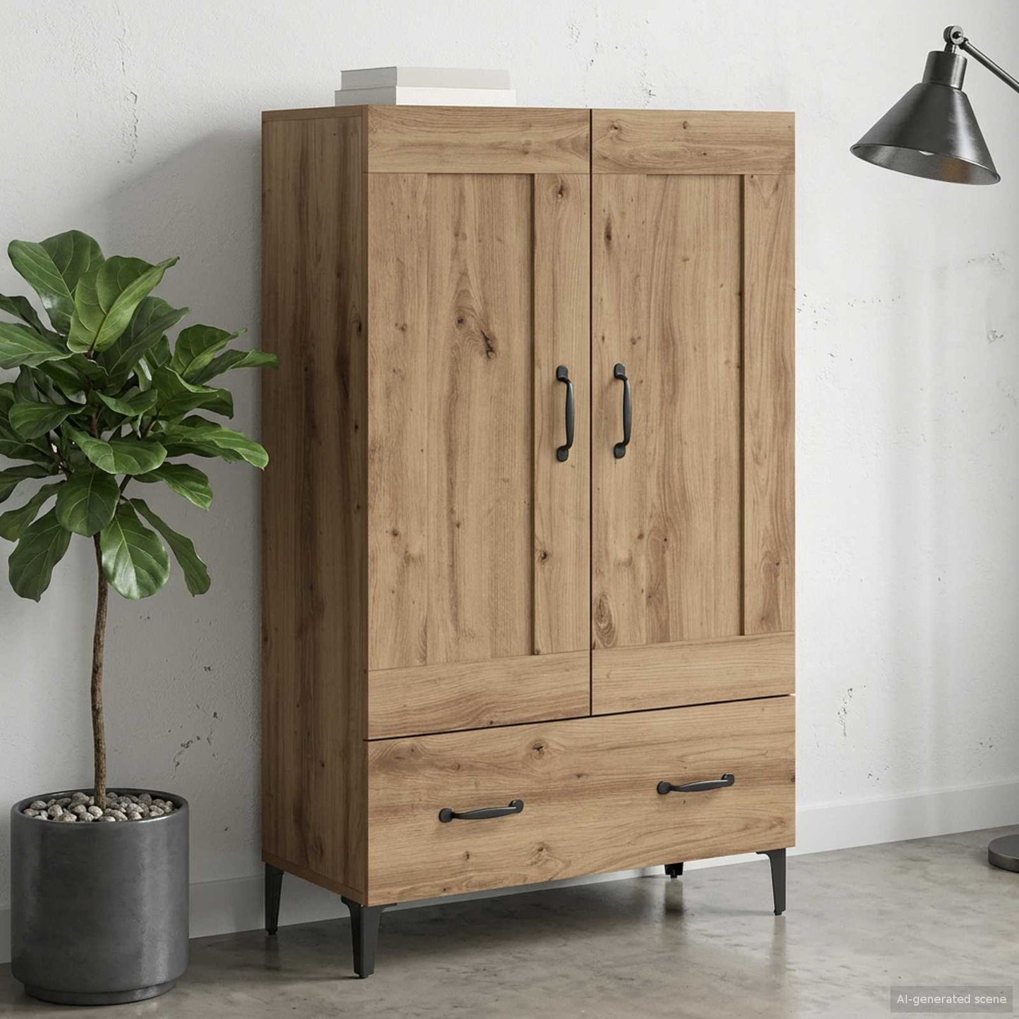 Highboard Artisan Oak 70 x 31 x 115 cm Engineered Wood