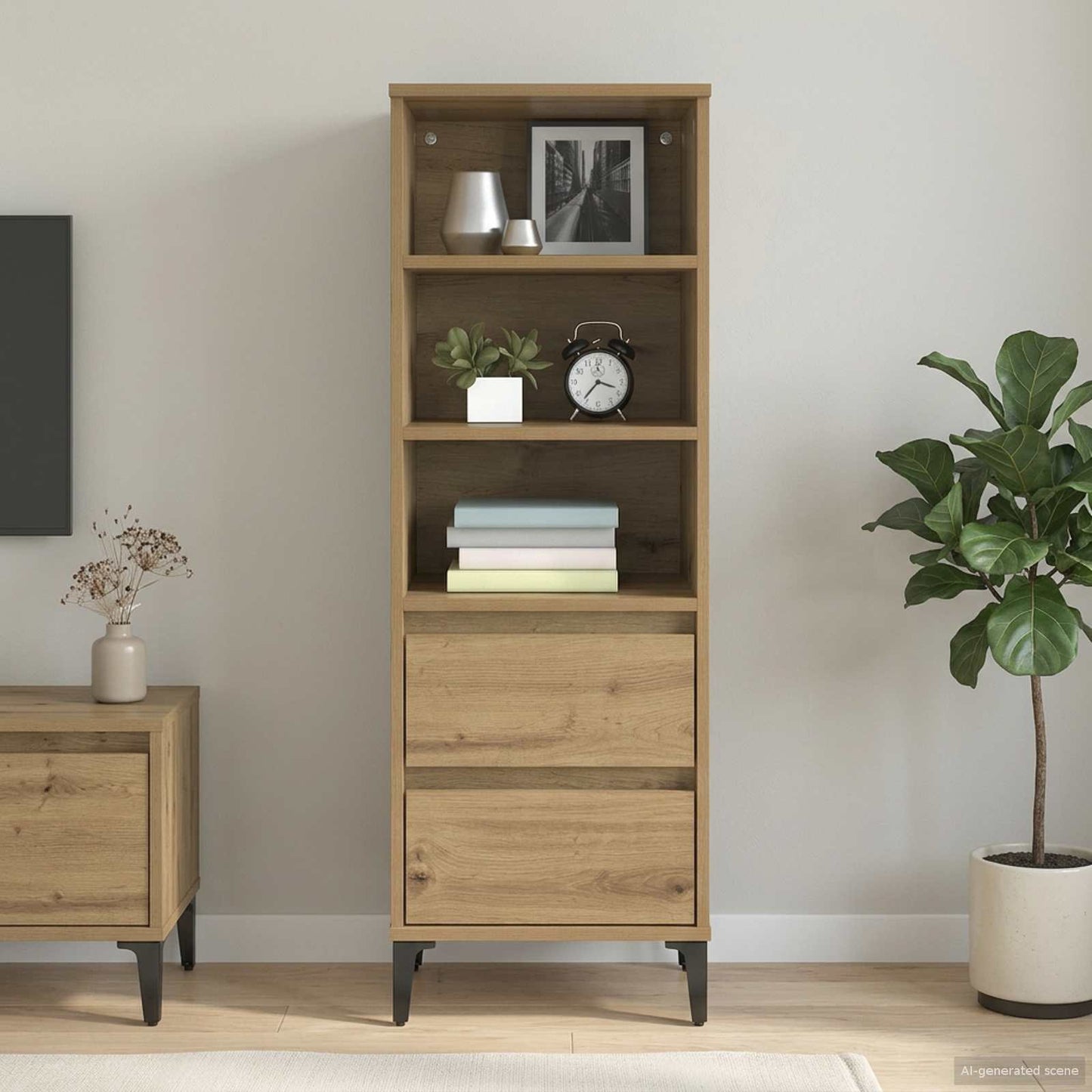 Highboard Artisan Oak 40 x 36 x 110 cm Engineered Wood
