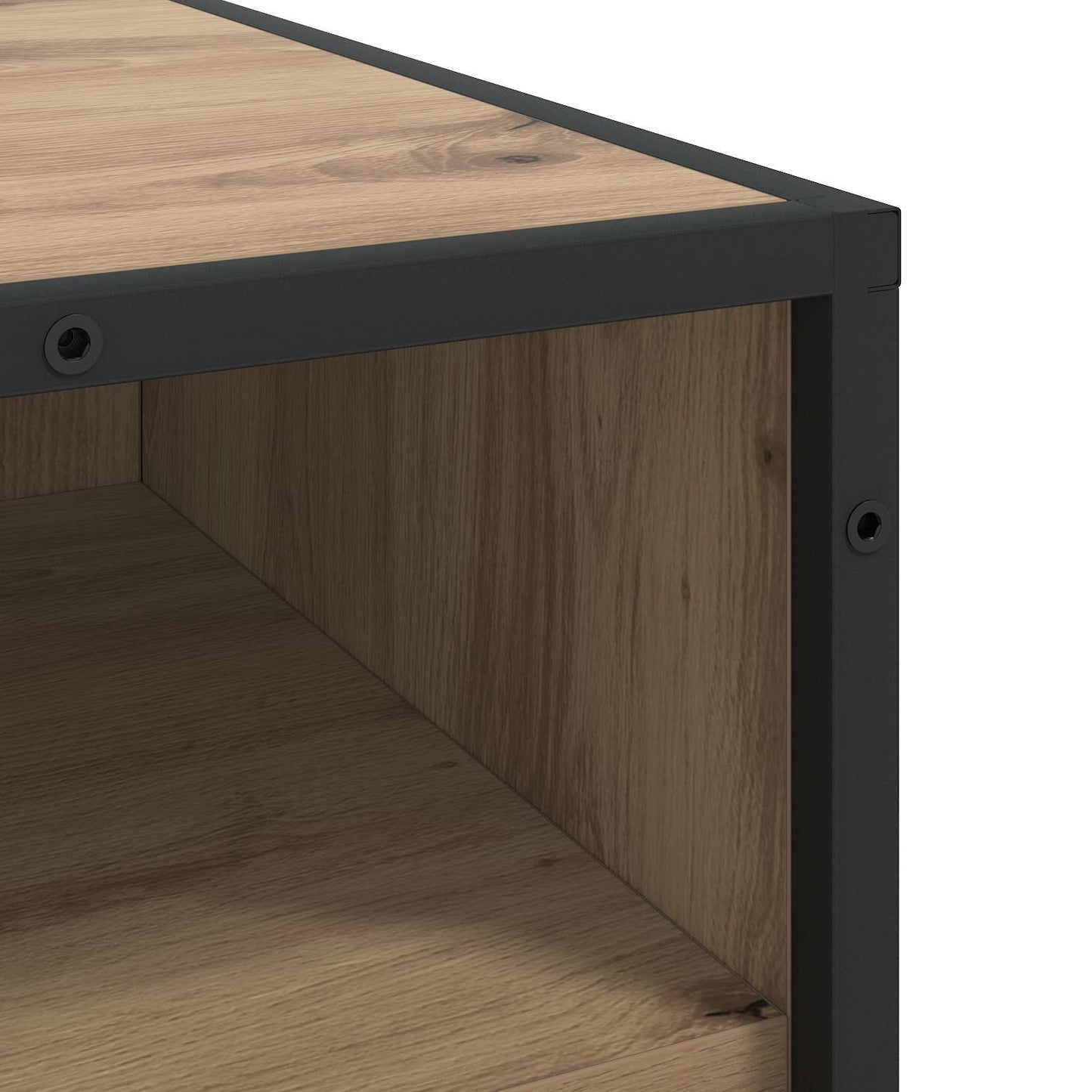 Drawer Cabinet 3-Drawer Artisan oak 70 x 41 x 70 cm