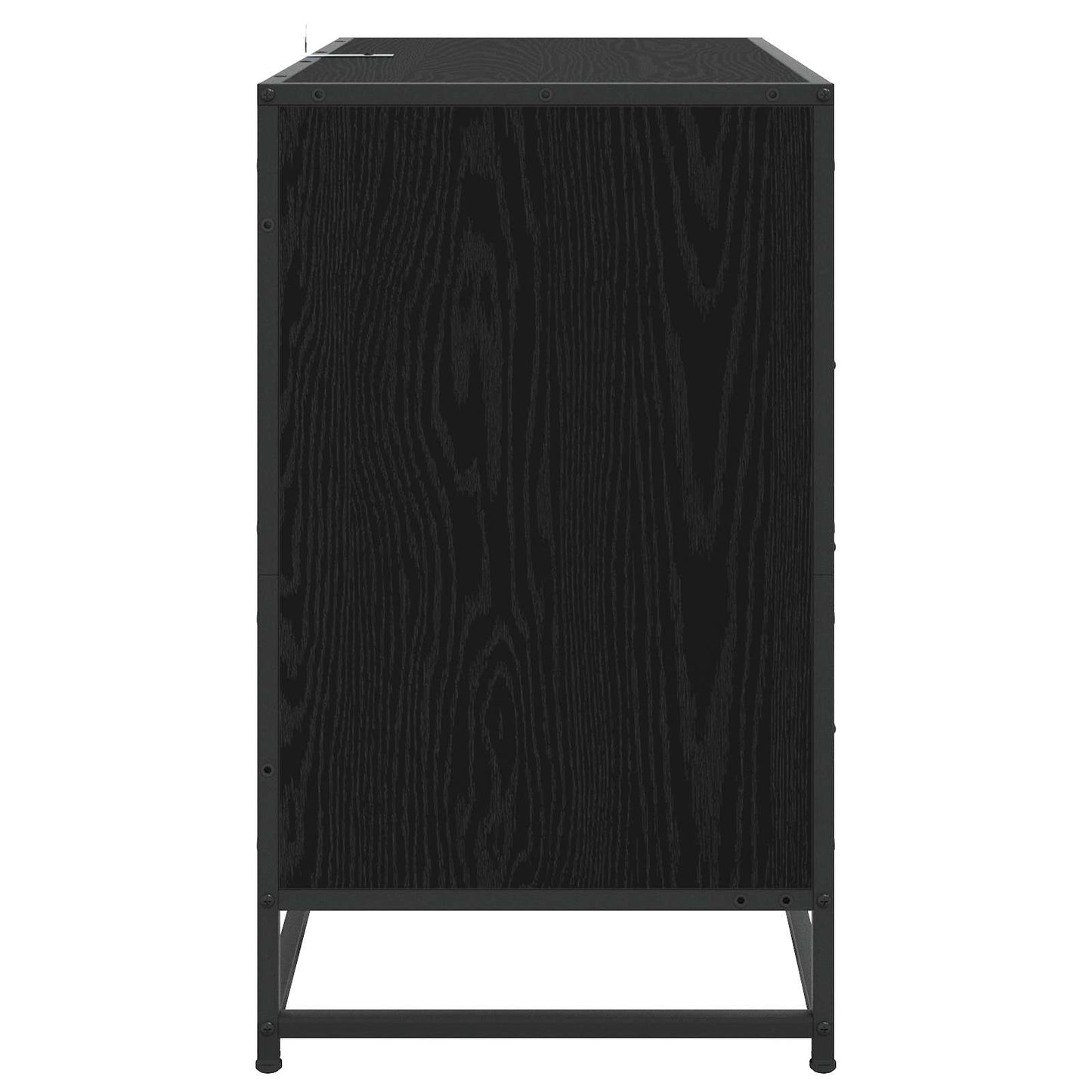 Drawer Cabinet 3-Drawer Black oak 70 x 41 x 70 cm