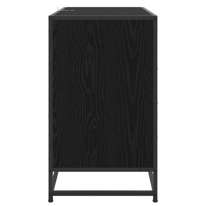 Drawer Cabinet 3-Drawer Black oak 70 x 41 x 70 cm