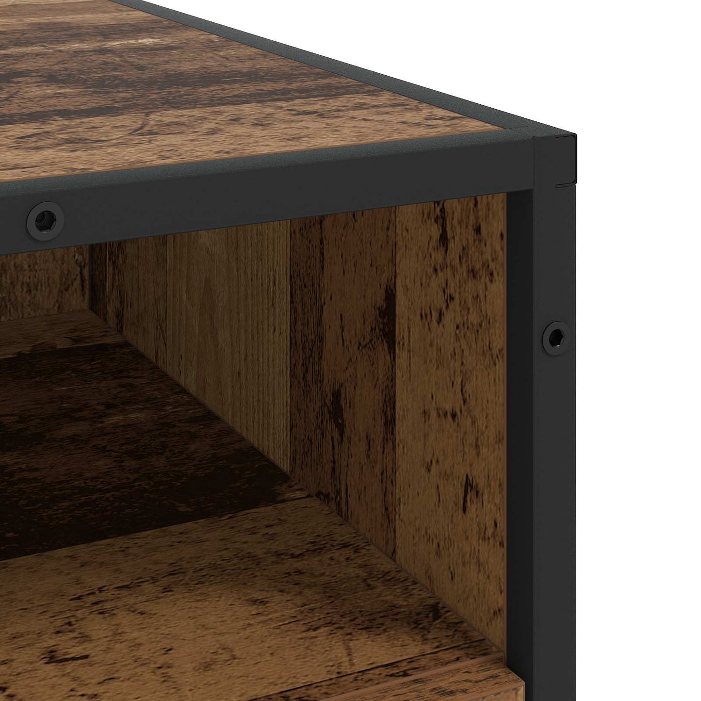 Drawer Cabinet 4-Drawer Old wood 70 x 41 x 83.5 cm