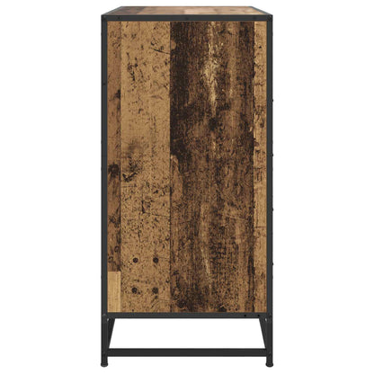 Drawer Cabinet 4-Drawer Old wood 70 x 41 x 83.5 cm