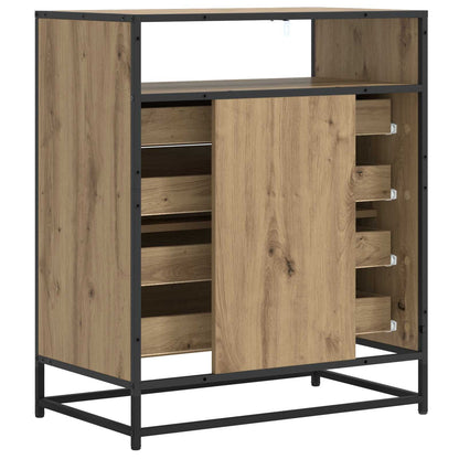 Drawer Cabinet 4-Drawer Artisan oak 70 x 41 x 83.5 cm