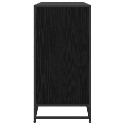 Drawer Cabinet 4-Drawer Black oak 70 x 41 x 83.5 cm