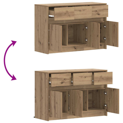 TV Cabinet 91 x 34 x 61 cm Artisan Oak Engineered Wood