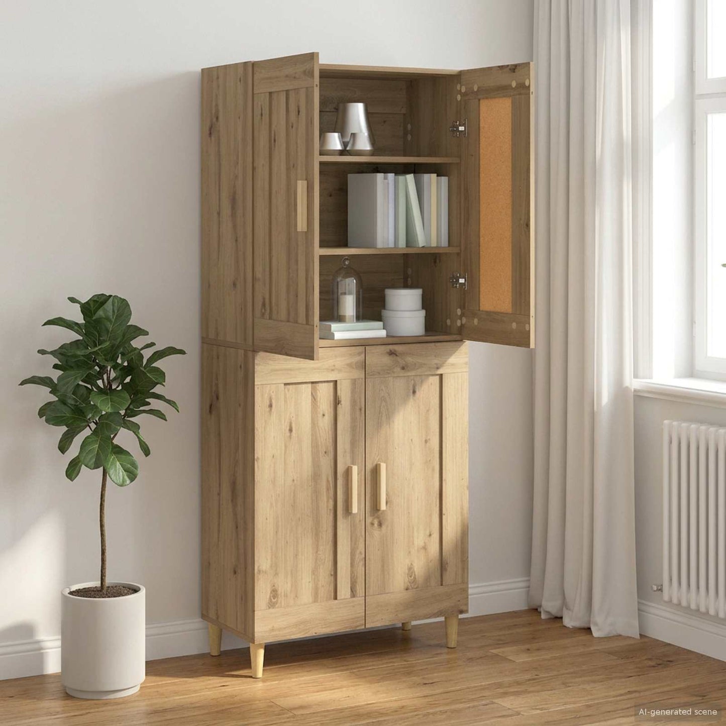 Sideboard Artisan Oak 69.5 x 34 x 90 cm Engineered Wood