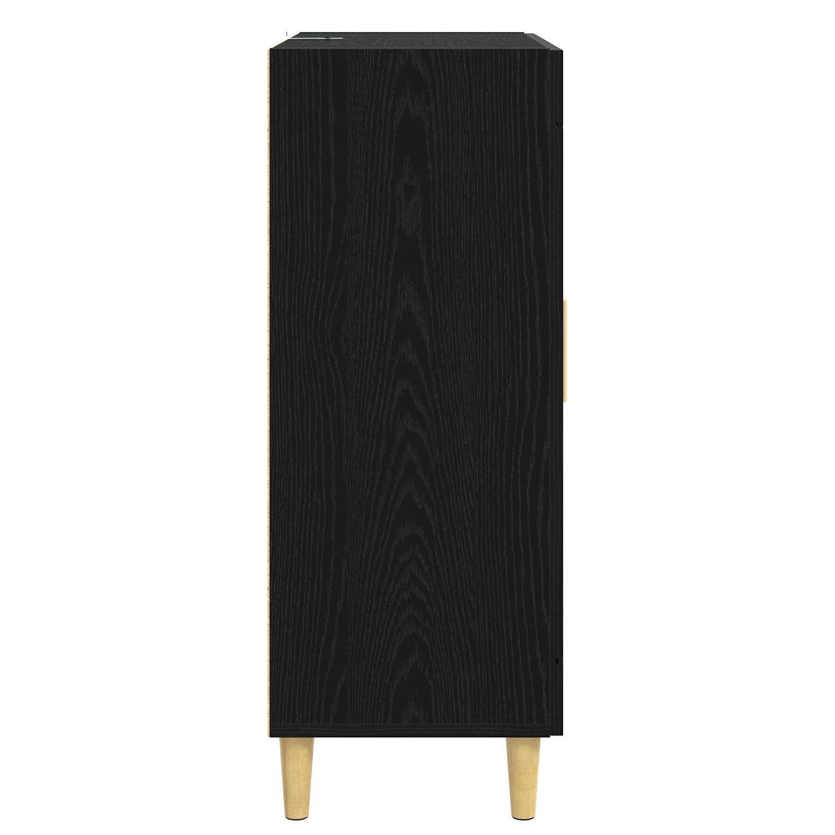 Sideboard Black Oak 69.5 x 34 x 90 cm Engineered Wood
