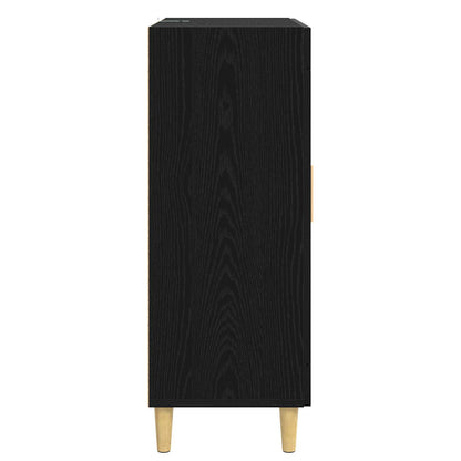Sideboard Black Oak 69.5 x 34 x 90 cm Engineered Wood