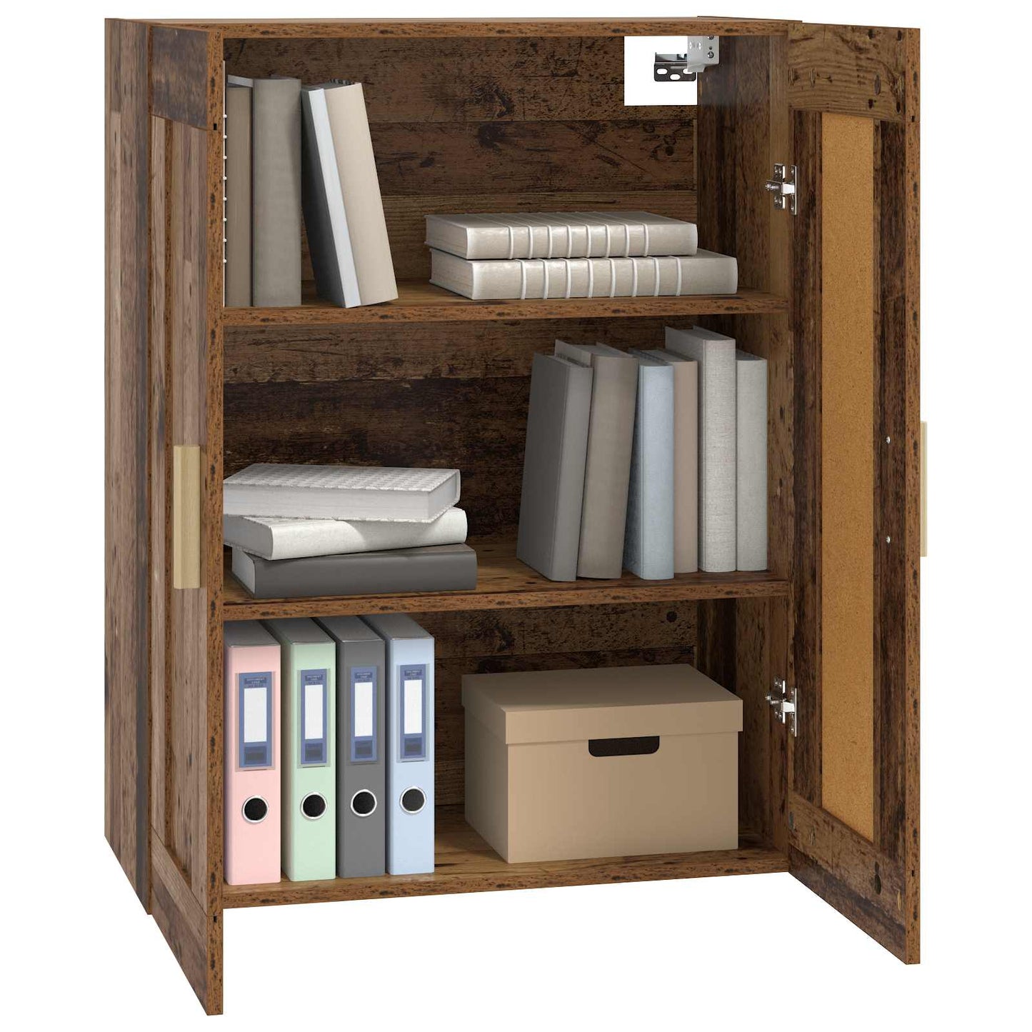Wall Cabinet Wall-Mounted Old wood 69.5 x 34 x 90 cm