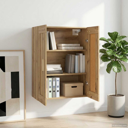 Wall Cabinet Wall-Mounted Artisan oak 69.5 x 34 x 90 cm
