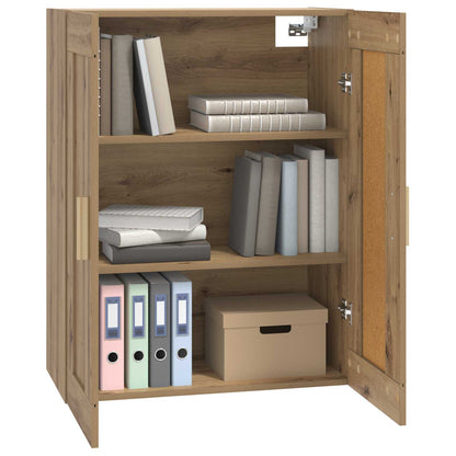 Wall Cabinet Wall-Mounted Artisan oak 69.5 x 34 x 90 cm