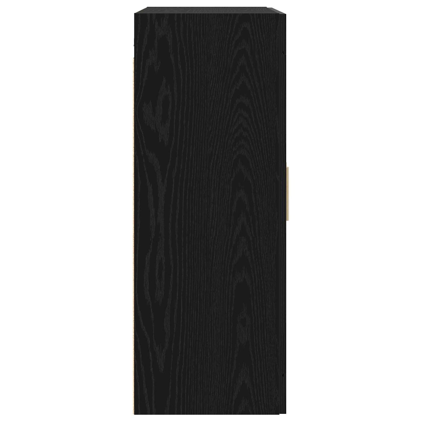 Wall Cabinet Wall-Mounted Black oak 69.5 x 34 x 90 cm