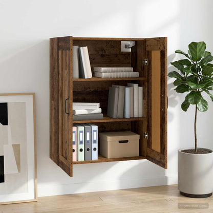 Wall Cabinet Old Wood 69.5 x 34 x 90 cm Engineered Wood