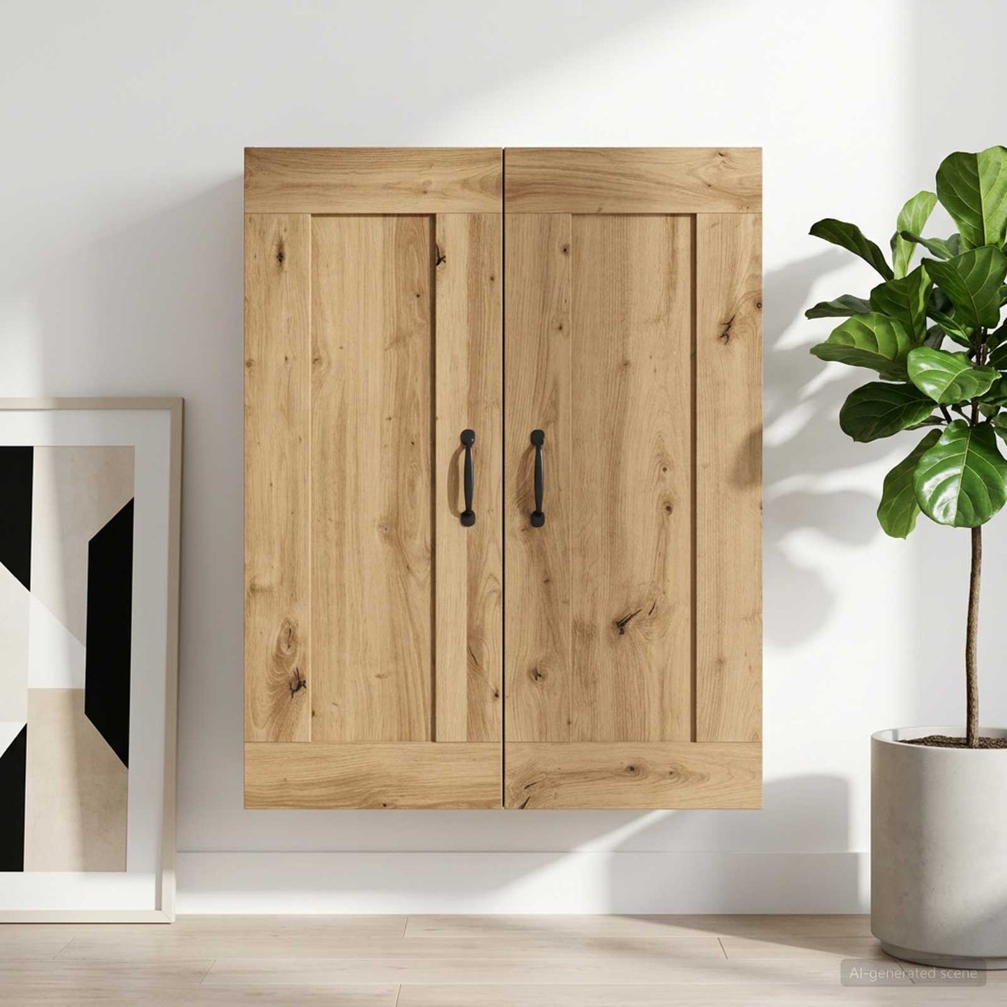 Wall Cabinet Artisan Oak 69.5 x 34 x 90 cm Engineered Wood