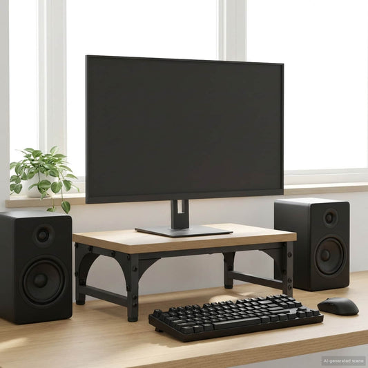 Monitor Stand Artisan Oak 37 x 23 x 14 cm PB