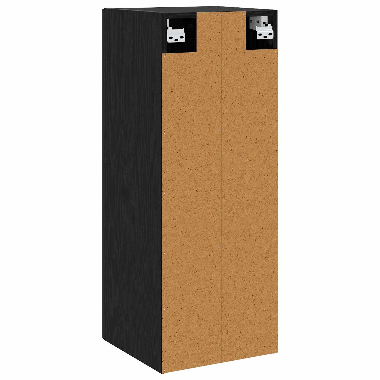 Wall Cabinet Black Oak 34.5 x 34 x 90 cm Engineered Wood