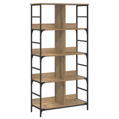 Bookshelf Artisan oak 78.5 x 33 x 153 cm metal PB