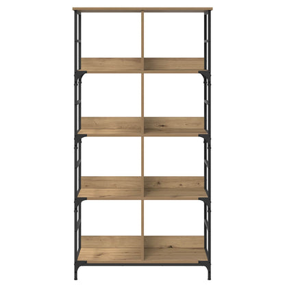 Bookshelf Artisan oak 78.5 x 33 x 153 cm metal PB