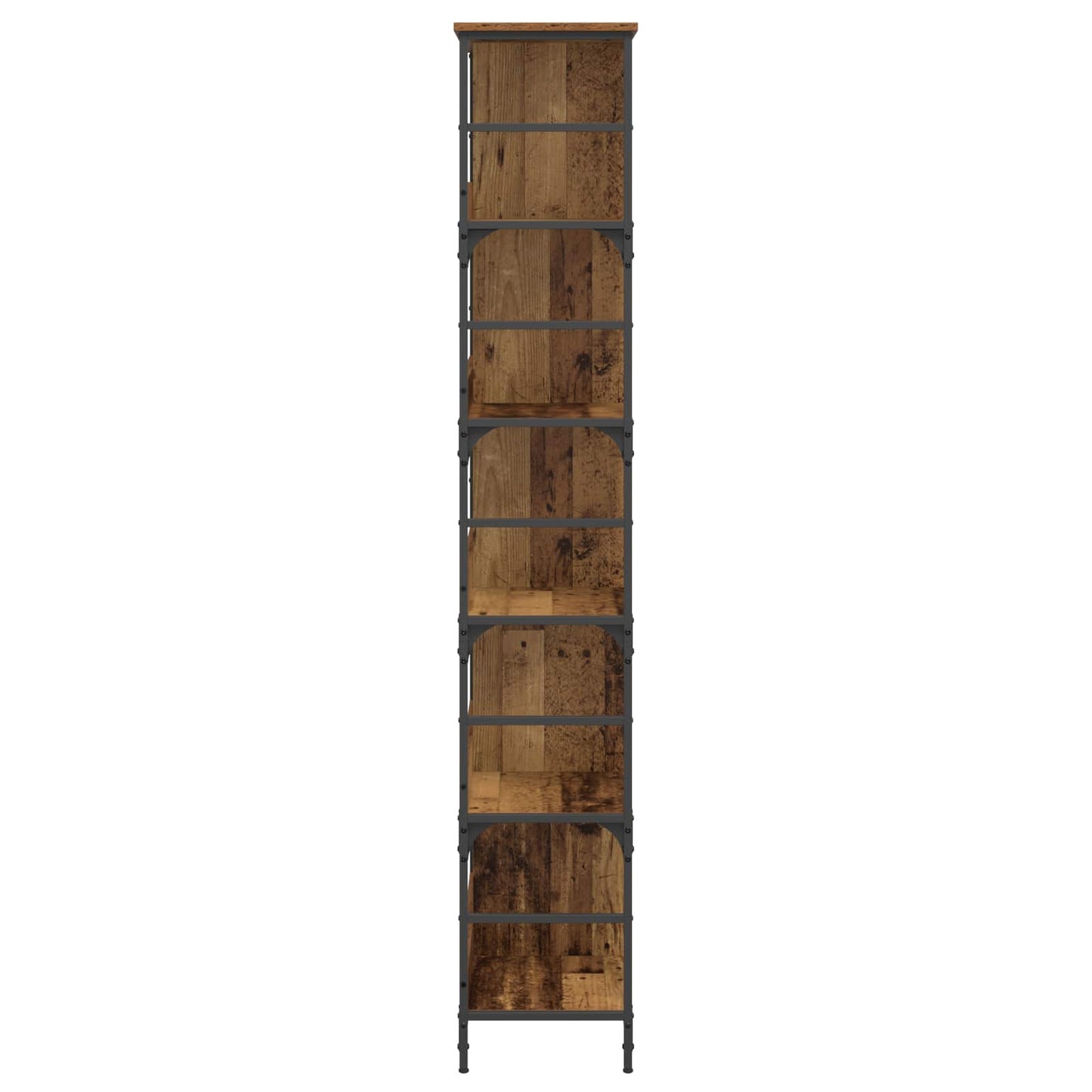 Bookshelf Old wood 78.5 x 33 x 188.5 cm metal PB