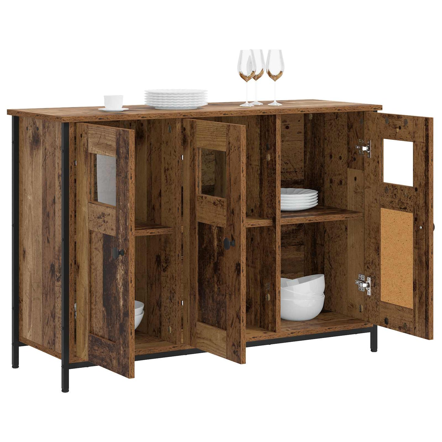Sideboard Old Wood 100 x 35 x 70 cm Engineered Wood