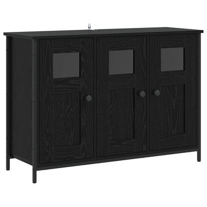 Sideboard Black Oak 100 x 35 x 70 cm Engineered Wood