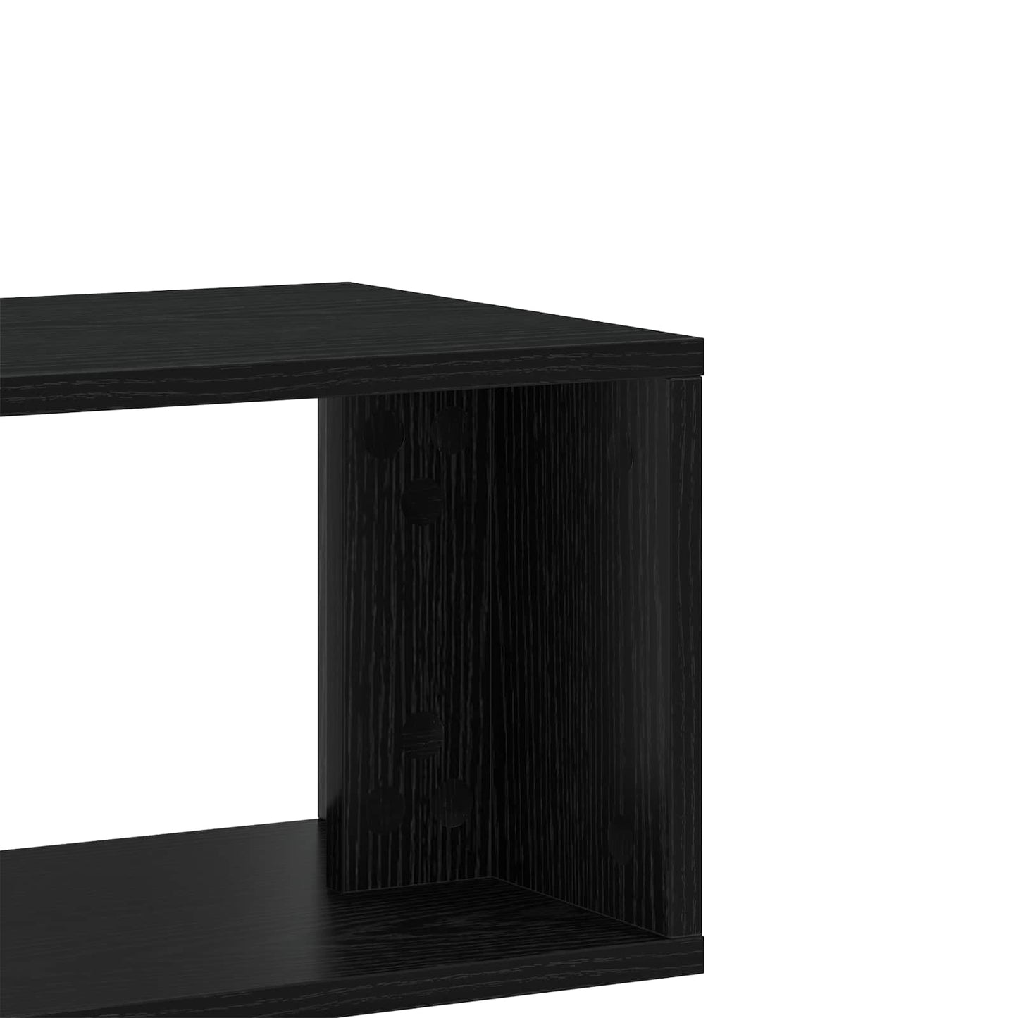 TV Cabinet 100 x 30 x 50 cm Black Oak Engineered Wood