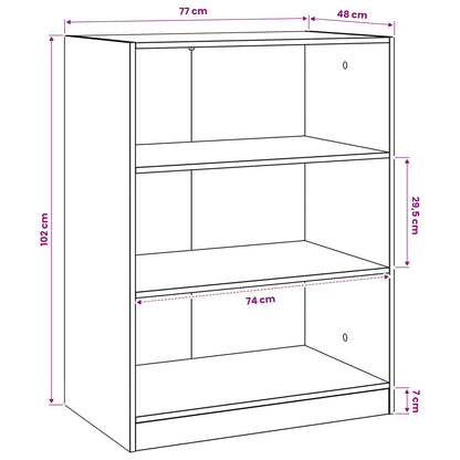 Wardrobe with Shelf with Storage Old wood 77 x 48 x 102 cm PB