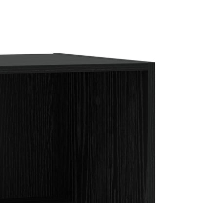 Wardrobe with Shelf with Storage Black oak 77 x 48 x 102 cm PB