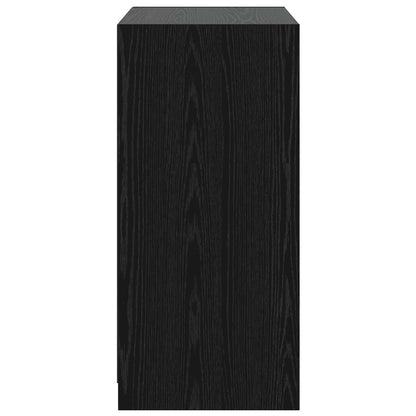 Wardrobe with Shelf with Storage Black oak 77 x 48 x 102 cm PB