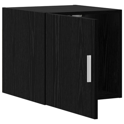 Wall Cabinet Black Oak 40 x 42.5 x 40 cm Engineered Wood