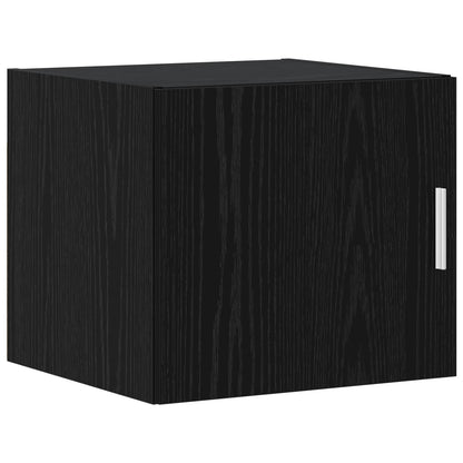 Wall Cabinet Black Oak 45 x 42.5 x 40 cm Engineered Wood
