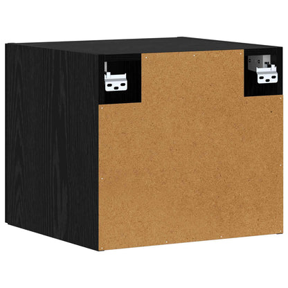 Wall Cabinet Black Oak 45 x 42.5 x 40 cm Engineered Wood