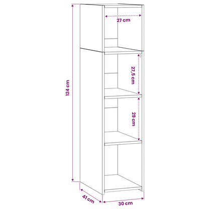 Highboard Old Wood 30 x 41 x 124 cm Engineered Wood