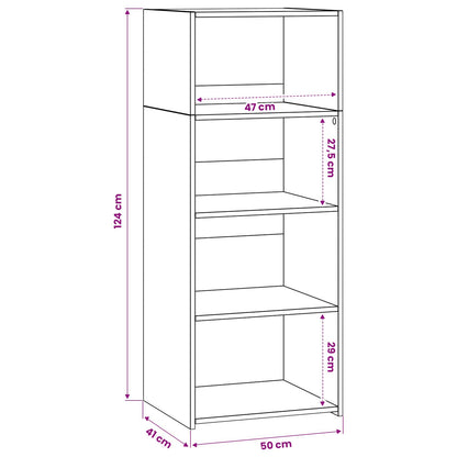 Highboard Artisan Oak 50 x 41 x 124 cm Engineered Wood