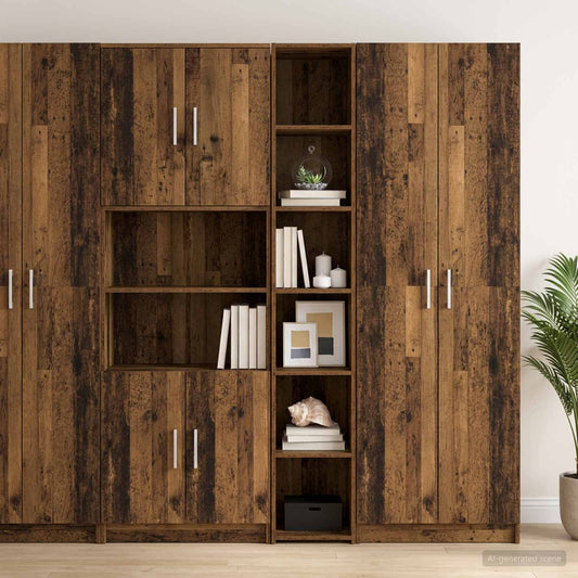Highboard Old Wood 30 x 41 x 185 cm Engineered Wood