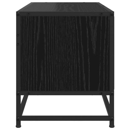 TV Cabinet 80 x 34.5 x 40 cm Black Oak Engineered Wood