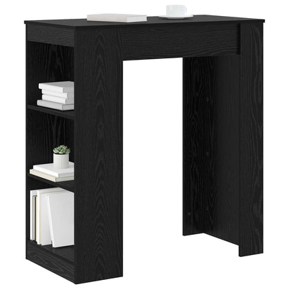 Bar Table 95 x 47 x 103.5 cm Engineered Wood Black Oak