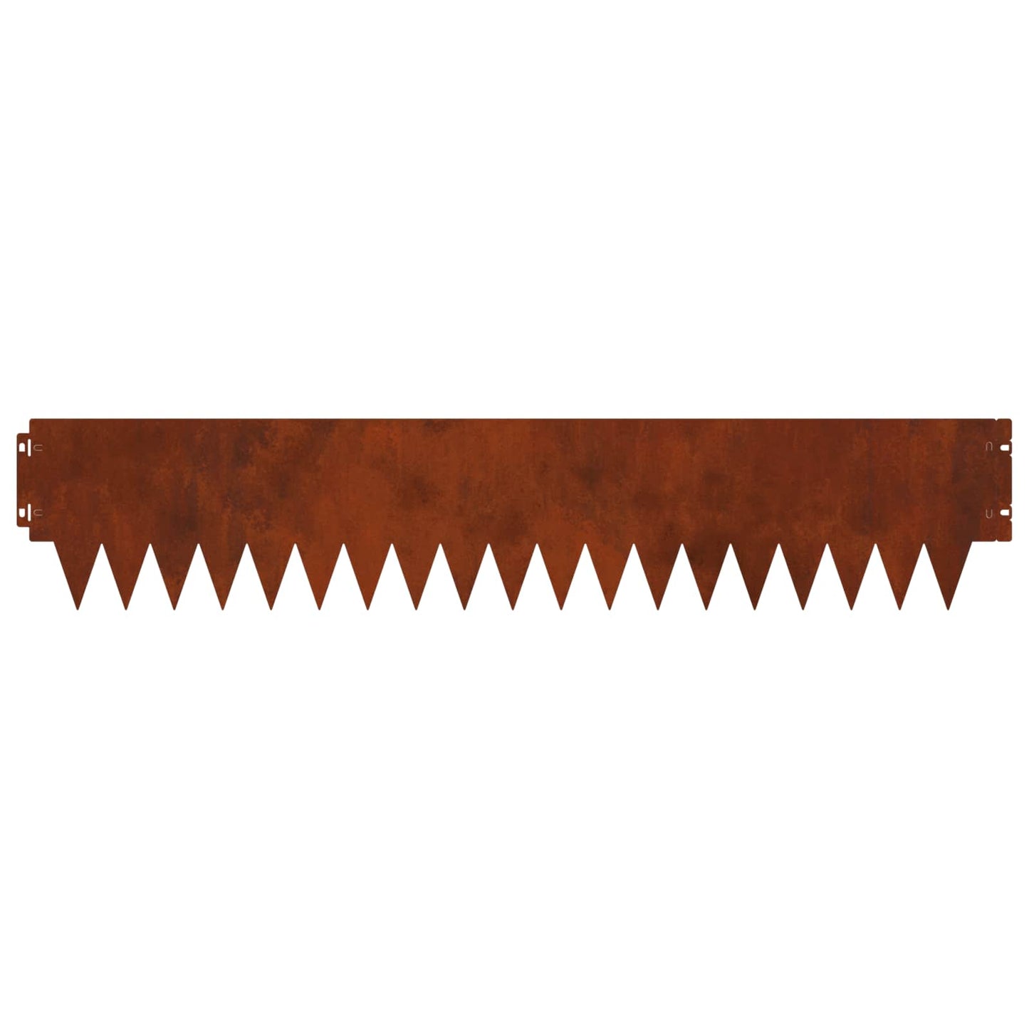Lawn Edging 20 pcs 103 x 20 cm metal Rusty