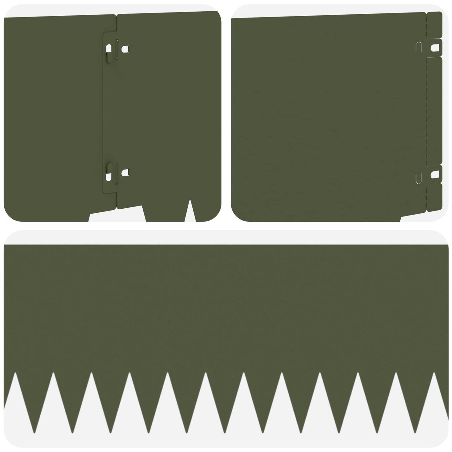 Lawn Edging 30 pcs metal