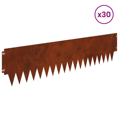 Lawn Edging 30 pcs metal