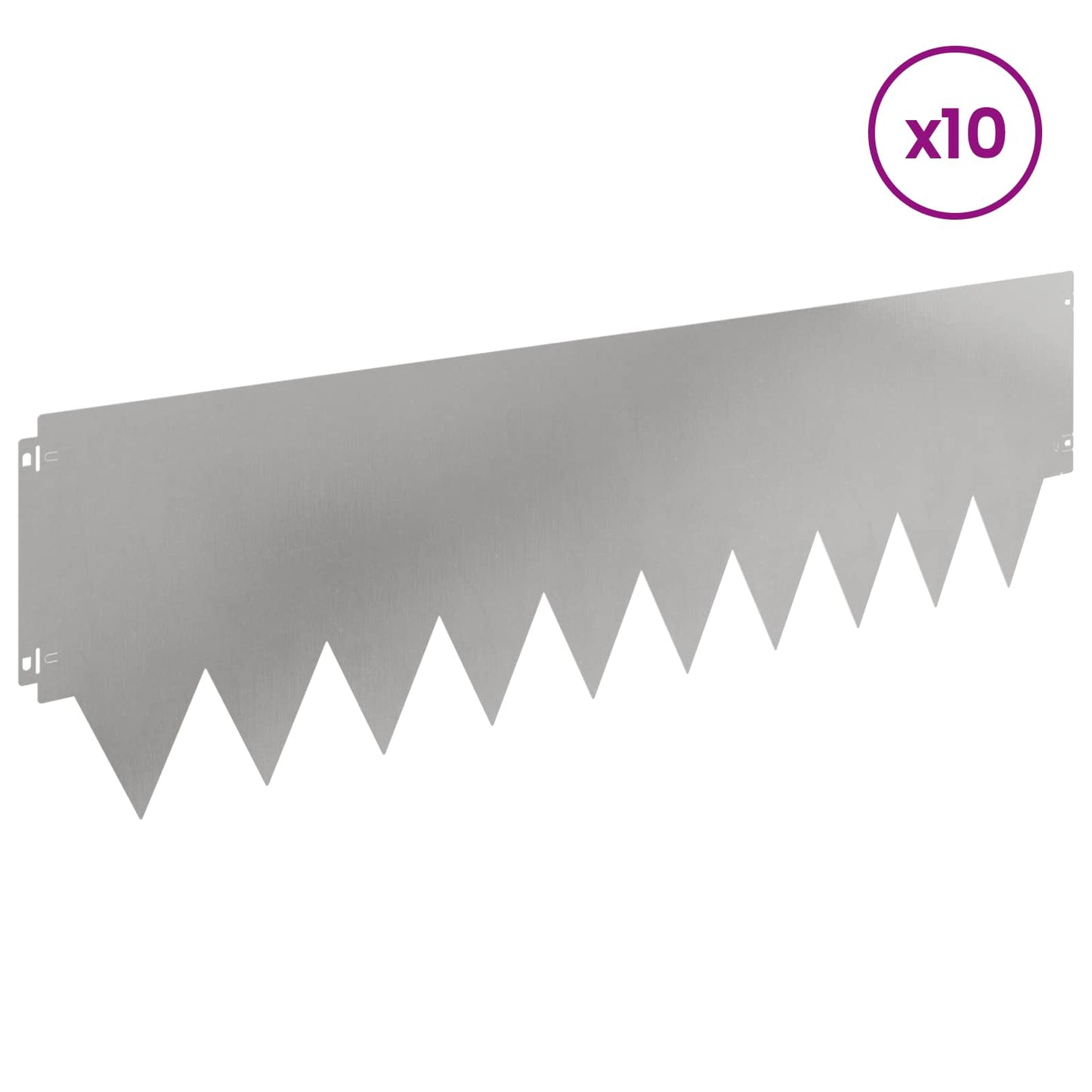 Lawn Edging 10 pcs metal