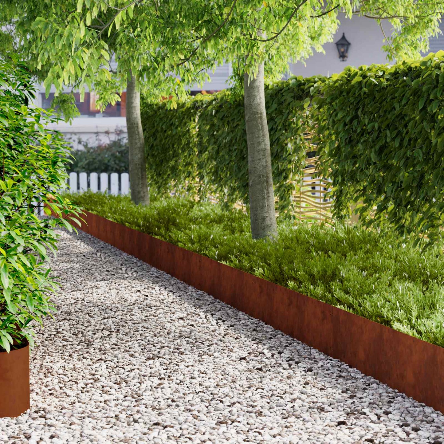 Lawn Edging 10 pcs metal